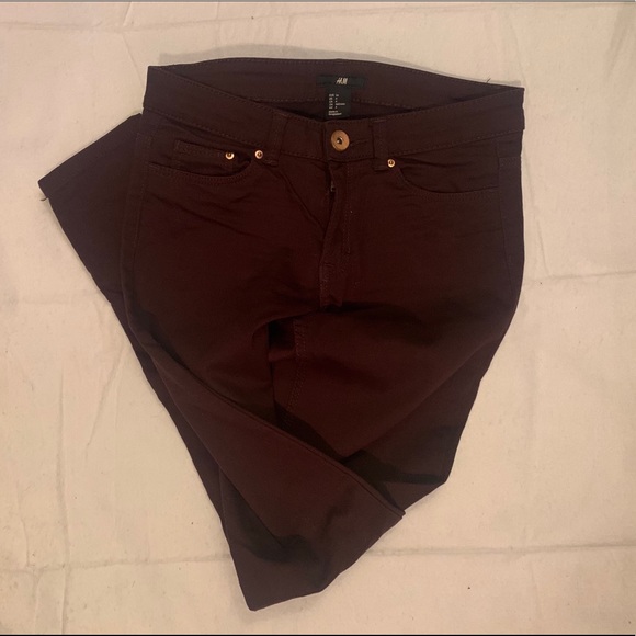 Burgundy H&M Pants - Picture 2 of 2